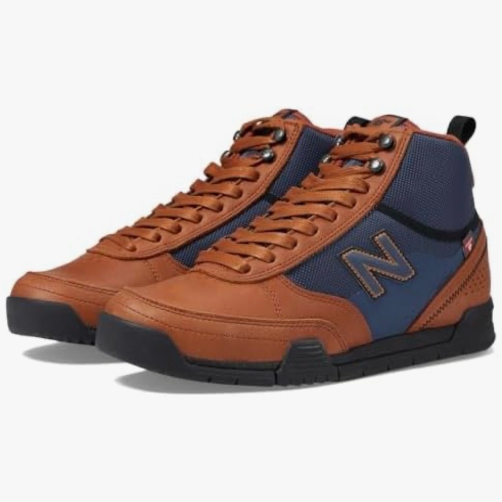 New Balance Numeric 440 Trail Unisex Brown with Navy Men`s Size 7 Women’s 8.5